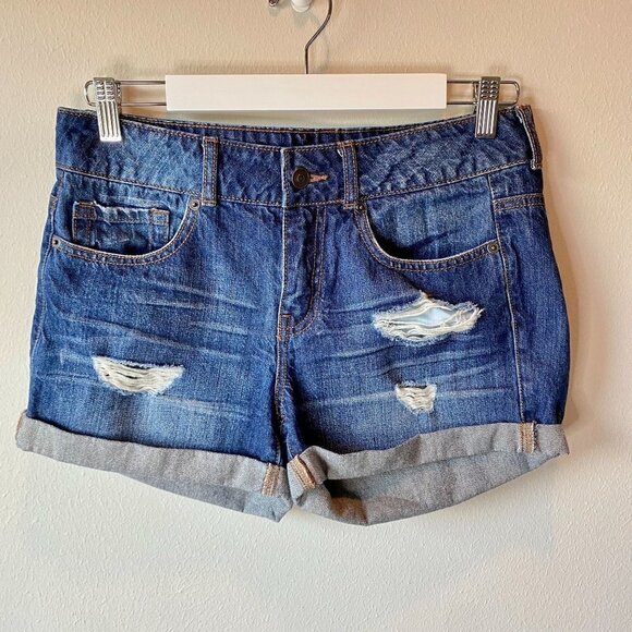 Forever 21 Distressed Jean Shorts 27 - Picture 6 of 6